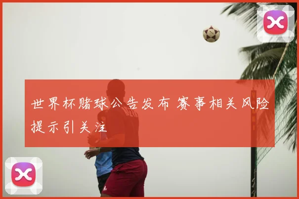 世界杯赌球公告发布 赛事相关风险提示引关注